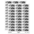 thumbnail image 1 of Pterrific Terrific Work Pterodactyl Teacher Student School Sticker Set - White - Gloss Finish - 1.75" Medium, 1 of 7