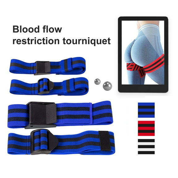 Ptetnvg Blood Flow Restriction Band Fitness Occlusion Bands Comfortable Adjustable Elastic Bands for Blood Flow Restriction Training