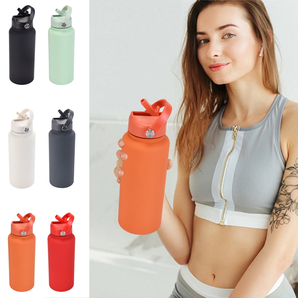 Ptetnvg Vacuum Insulated Bottle Stainless Steel Water Bottle 1000ml ...