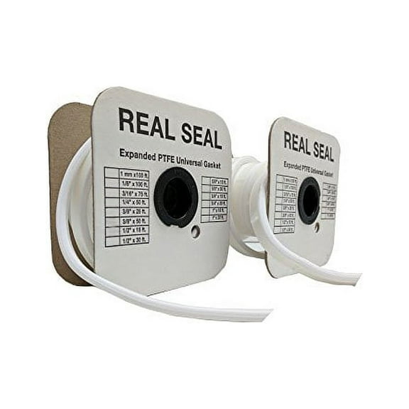 Ptfe Joint Sealant Multi width Spool Kit Containing, 3/8" Wide x 25' Long, 1/2" Wide x 15' "DIY" Gasket Material (Pack of 2)