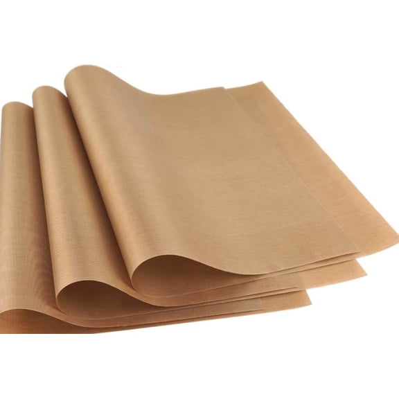 Ptfe Teflon Sheet with Non-Stick Oven Liners, Barbecue 3 Pack, Coffee