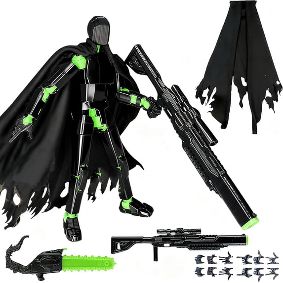 Pthjswj T13 Action Figure Set - (Assembled) 3D Printed Action Figure