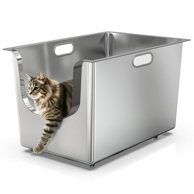 https://i5.walmartimages.com/seo/Ptlom-Extra-Large-High-Side-Litter-Box-23-6-x-15-7-x-13-8-Low-Entry-Stainless-Steel-Cat-Litter-Box-Metal-Litter-Pan_c9d76bdf-4ca3-4d0d-8f55-9f16cd22d267.e216ae1cde62311314fdc24797dcc3f3.jpeg?odnHeight=640&odnWidth=640&odnBg=FFFFFF