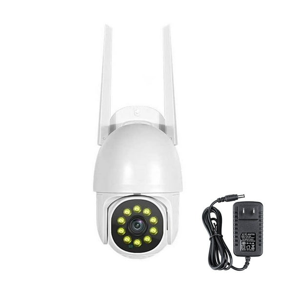 Ptz 1080P Wifi Camera Outdoor 4X Speed Dome Wifi Wireless Cctv Camera Us White