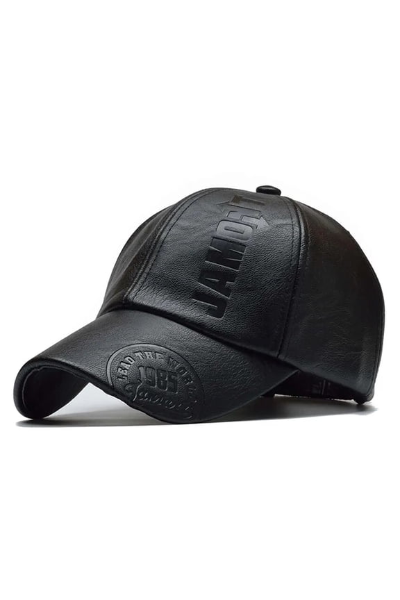 Pu Leathe Letter Printing Baseball Caps Spring And Autumn Outdoor Adjustable Casual Hats Sunscreen Hat ,Durable Quality