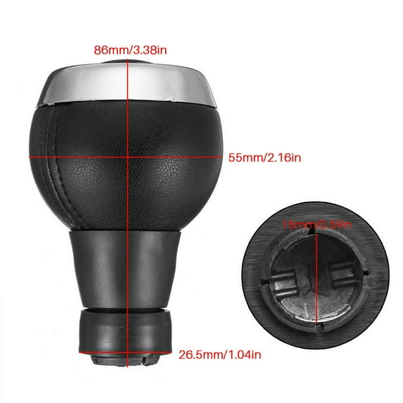 Pu Leather 6 Speed Manual Gear Shift Knob For Bmw Mini R55 R56 R57 R58 R59 R60