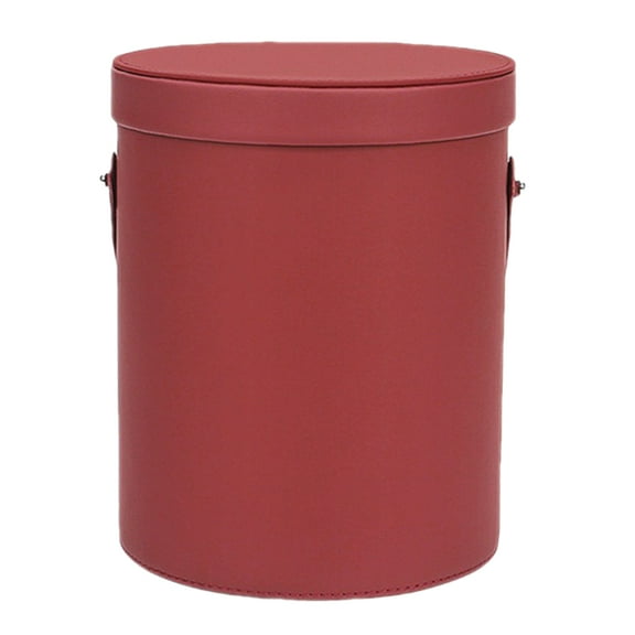 FONDOTIN Car Garbage Bin PU Car Organizer Trash Can for Vehicle Interior Storage 1 Piece