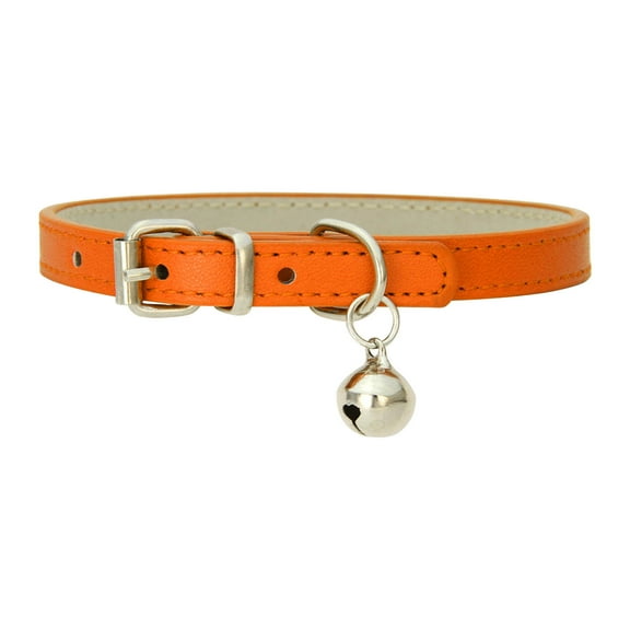 Pu Leather Dog Collar Soft Padded Breathable Adjustable Waterproof Miniature Cow Bells for Dogs Pet Collar With Durable Metal Buckle Suitable For Small Medium And Large Dogs Leather Dog Leash