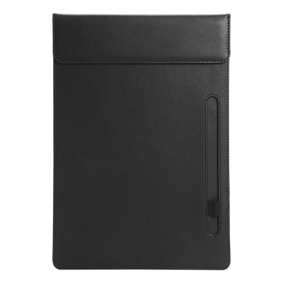 Pu Leather Hardboard Office Clipboard, Clip A4 Letter Size Clip Boards with Pen Holder for Office ,Home by Weiweigg