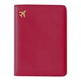 thumbnail image 1 of Pu Leather Passport Holder with Rfid Blocking, Travel Document Organizer Wallet with Card Slots Photo Pocket, Multi-Functional Organizer for Women Men, 1 Card Pack, 1 of 9