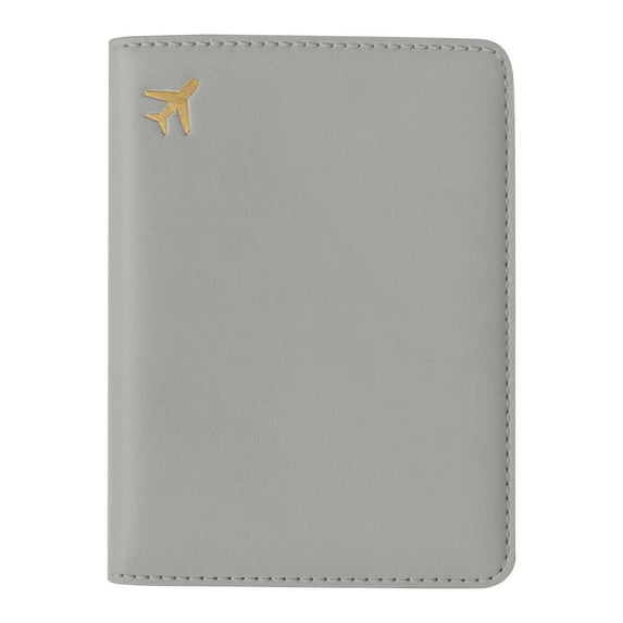 Pu Leather Passport Holder, Rfid Blocking Travel Organizer, Pu Leather Passport Holder, Rfid Blocking Travel Document Organizer with Card Slots & Photo Pocket for Secure Trips, by Goohae