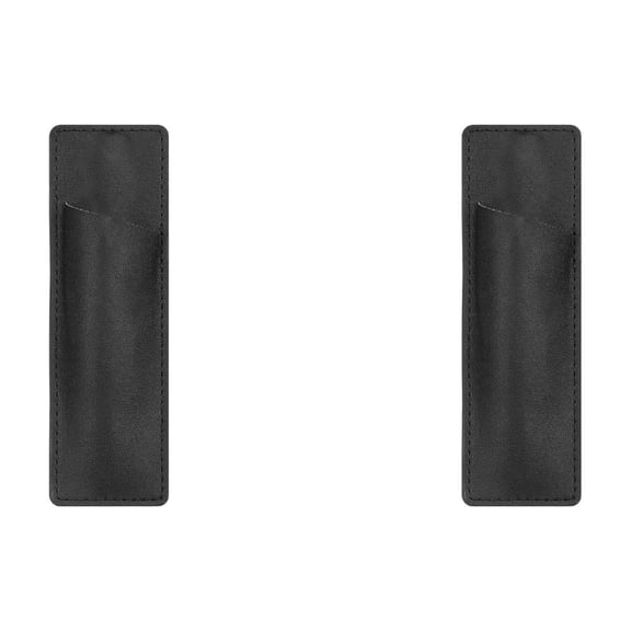 Pu Leather Pen Sleeves with Magnet, Portable Anti-Lost Pen Holder for Notebooks, Magnetic Pen Organizer for Teachers Students, Slim Wear-Resistant Pen Sleeve, Leather Magnetic Pen Sleeve * 2 pcs