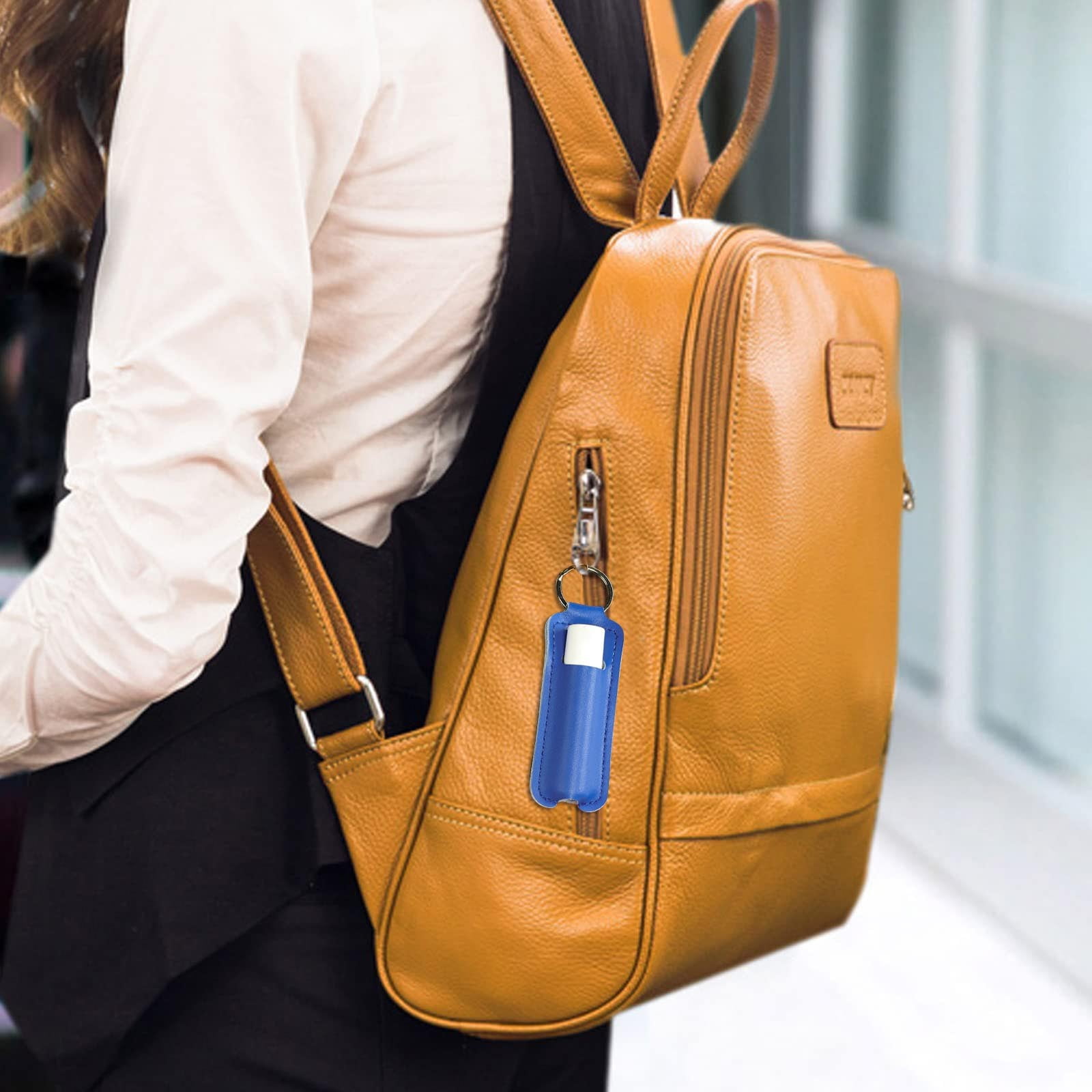 Pu Lipstick Storage Bag Portable Keychain Lipstick Storage Bag Lip