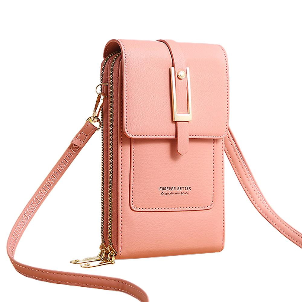 Pu New Transparent Touch screen Mobile Phone Bag Multifunctional Sling Bag