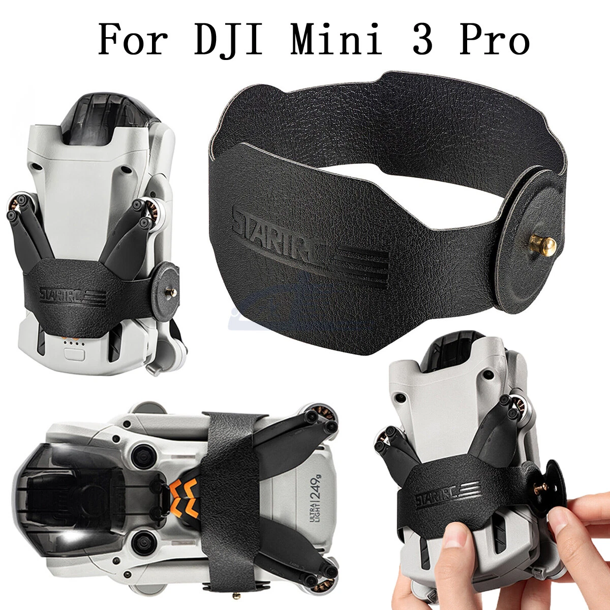 Pu Propeller Blades Stabilizer Holder Strap For Dji Mini 3 Pro Drone Accessories