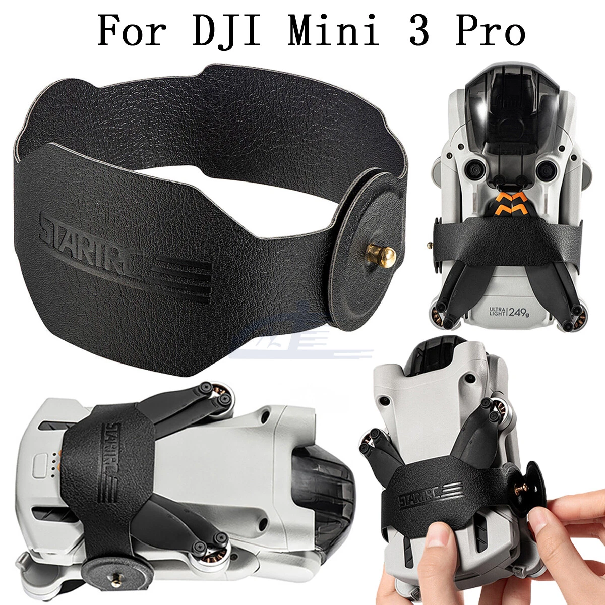 Pu Propellers Blades Guard Strap Protector For Dji Mini 3 Pro Drone Accessories