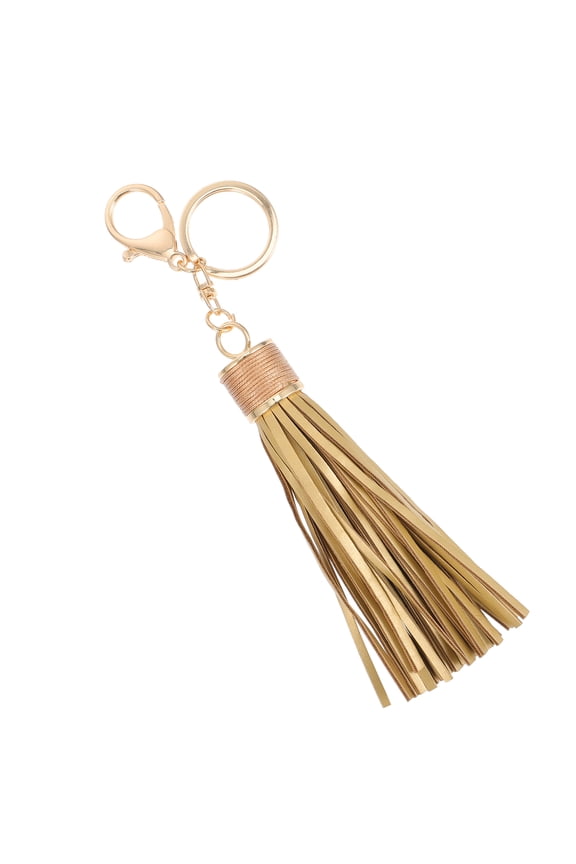 Pu Tassel Key Chain Keychain Tassels Decor Fringe Trim Macrame Rainbow Keychains