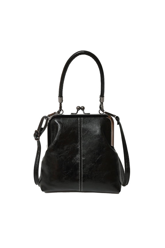 Pu Totes With Lids Handbags for Women Lock Crossbody Pu Leather Clasp Purse Crossbody Shoulder Tote Purses Wallet