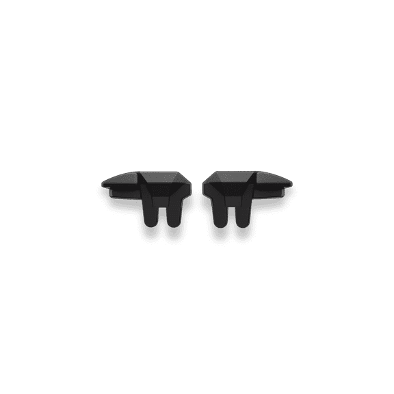 PuK Mobile Gaming Triggers - Clip-On, Zero Delay Phone Triggers for Fortnite, CODM & PUBG Mobile - Shoulder Trigger Buttons / Game Controller Clip for iPhone & Android Smartphones (L1 R1)