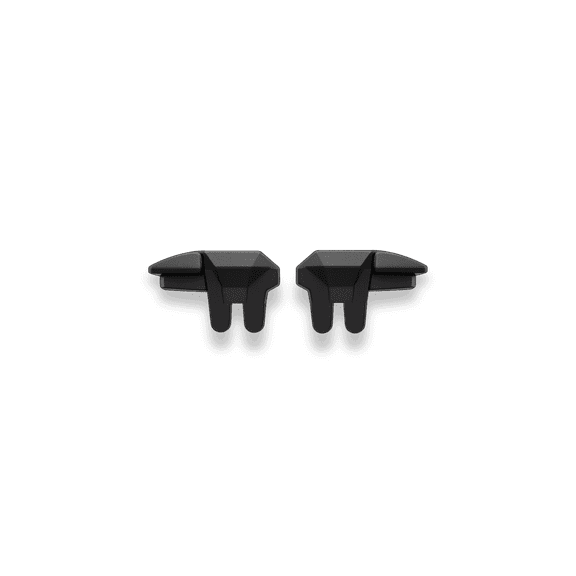 PuK Mobile Gaming Triggers - Clip-On, Zero Delay Phone Triggers for Fortnite, CODM & PUBG Mobile - Shoulder Trigger Buttons / Game Controller Clip for iPhone & Android Smartphones (L1 R1)