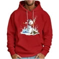 PuLe Christmas Shirts for Men 2025 Cute Xmas Graphic Sweatshirt Funny