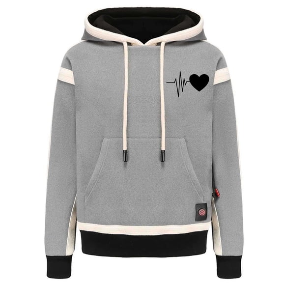PuLe Heated Hoodies for Men Women 2024 Fleece Lined Heated Sweatshirts 9 Heating Zones Heated Coat Thicken Warm Outerwear