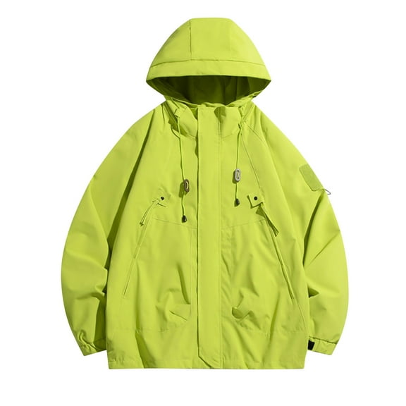 PuLe Hoodies for Men Men's Color Matching Thin Fall Outdoor Windbreaker Slim Fitting Long Sleeved Hooded Sun Protection Suit Outdoor Sprinter Jacket Coat Jackets for Men