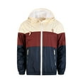 thumbnail image 1 of PuLe Hoodies for Men Men's Color Matching Thin Fall Outdoor Windbreaker Slim Fitting Long Sleeved Hooded Sun Protection Suit Outdoor Sprinter Jacket Coat Jackets for Men, 1 of 6