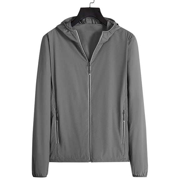 PuLe Hoodies for Men Men's Hooded Long Sleeved Casual Daily Light And Thin Sun Protection Shirt