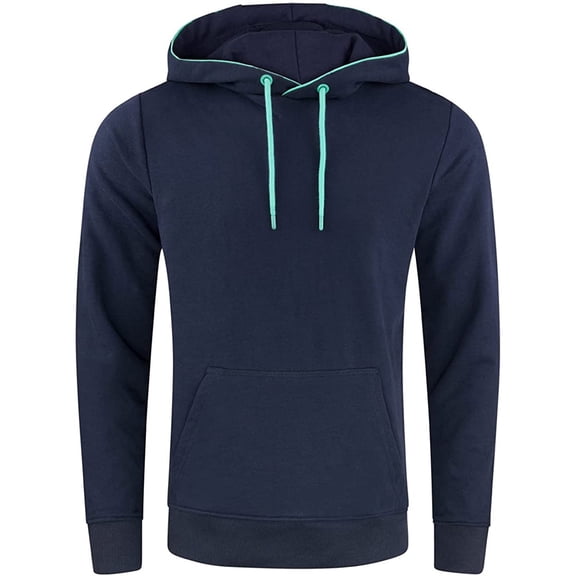 PuLe Hoodies for Men Men's Solid Color Versatile Fashion Casual Sweater Hooded Pullover Thin Sweater Jacket