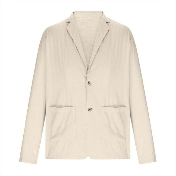 PuLe Jackets for Men Man Long Sleeve Fashion Relaxation Pocket Lapel Top Button Shirt Cardigan Coat