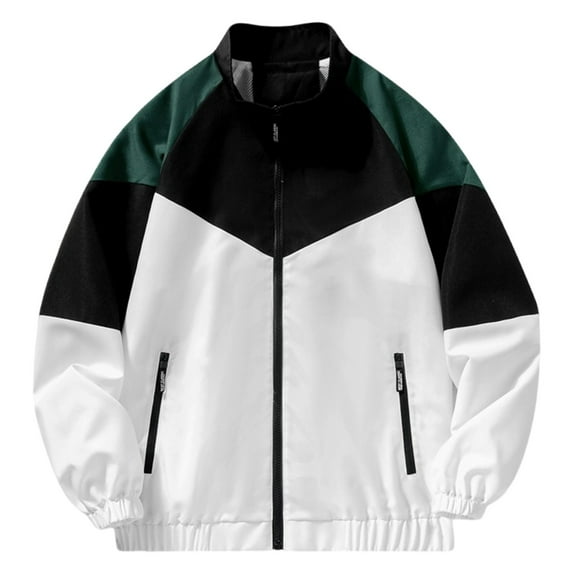 PuLe Jackets for Men Men's Fashion Casual Sports Slim Long Sleeve Hoodless Casual Coat/jacket