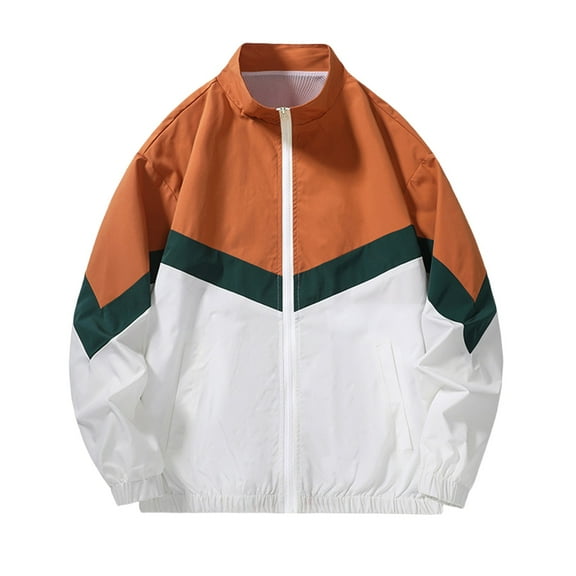 PuLe Jackets for Men Men's Fashion Casual Sports Slim Long Sleeve Hoodless Casual Coat/jacket