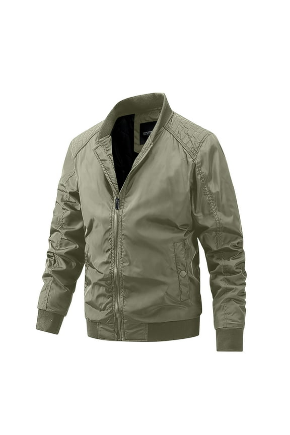 PuLe Jackets for Men Men's Solid Color Casual Loose Fitting Long Sleeved Hooded Jacket Long Sleeve Hoodless Casual Outwear Jackets