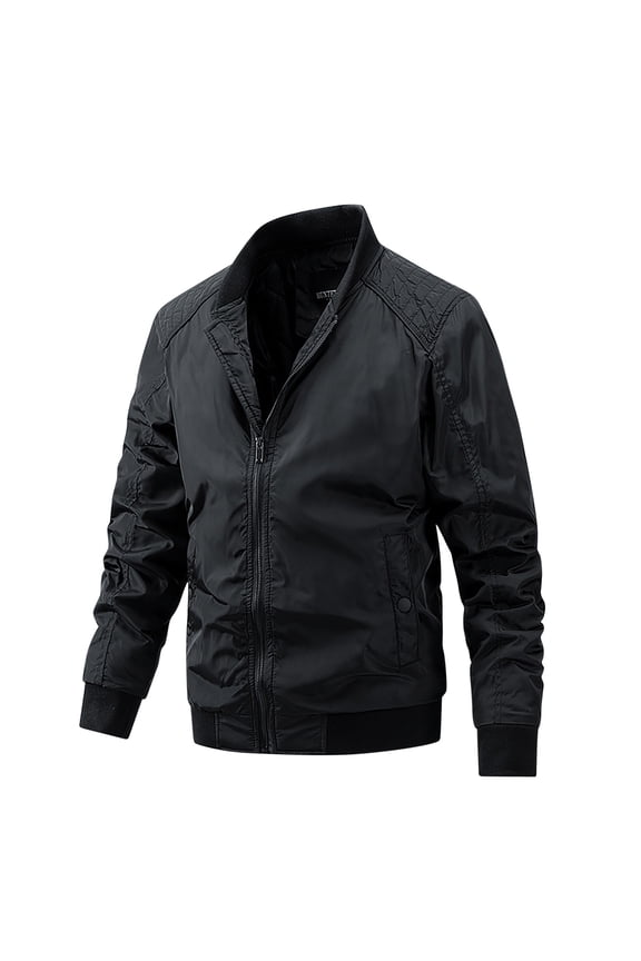 PuLe Jackets for Men Men's Solid Color Casual Loose Fitting Long Sleeved Hooded Jacket Long Sleeve Hoodless Casual Outwear Jackets