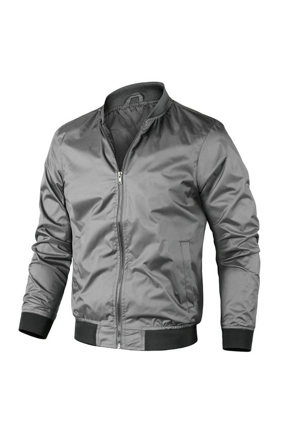 PuLe Jackets for Men Men's Thin Windbreaker Slim Fitting Zipper Pocket Sun Protection Suit Outdoor Charging Jacket Coat