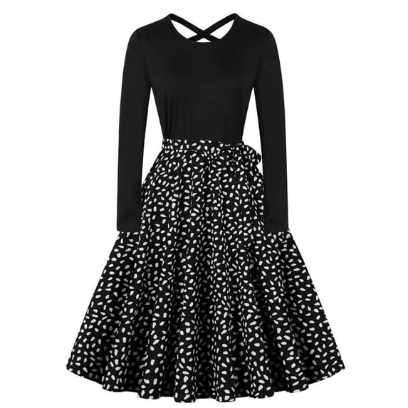 PuLe Long Sleeve Dress for Women Fall Fall Dresses for Women 2024 Casual Formal Wedding Guest Long Sleeve Dresses Homecoming Birthday Plus Size Dress