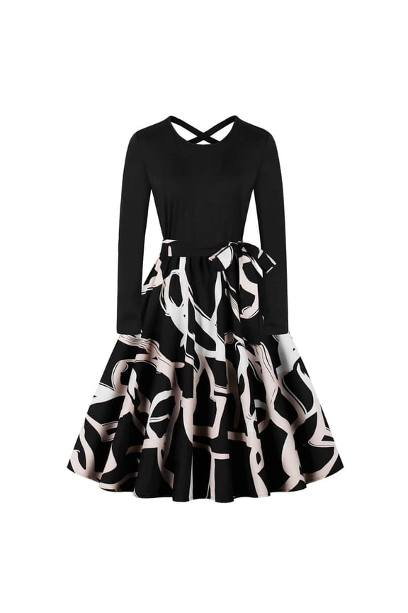 PuLe Long Sleeve Dress for Women Fall Fall Dresses for Women 2024 Casual Formal Wedding Guest Long Sleeve Dresses Homecoming Birthday Plus Size Dress