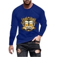 thumbnail image 1 of PuLe Men's Hoodie Men's Fashion Long Sleeve Oktoberfest T Shirt Casual Beer Pub Prints Sports Tops Mens A Shirt Men Shirt, 1 of 5