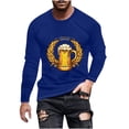 thumbnail image 1 of PuLe Men's Hoodie Men's Fashion Long Sleeve Oktoberfest T Shirt Casual Beer Pub Prints Sports Tops Mens A Shirt Men Shirt, 1 of 5