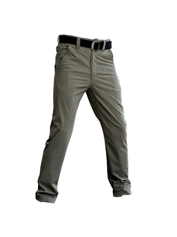 PuLe Men's Pants Men's Cozy Hidden Expandable Waist Dress Pants | Premium Stretch Texture Weave Work to Weekend Pant