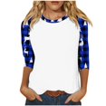 thumbnail image 1 of PuLe Merry Christmas Shirts Women Graphic Print Baseball T Shirt 3/4 Sleeve Raglan Christmas Tee Tops Merry Christmas Shirts Women Gra, 1 of 5