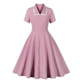 Business Casual Dresses for Women Formal Ruffle Slim ted Straight Midi Dress Elegant Office Ladies Work Dress Walmart