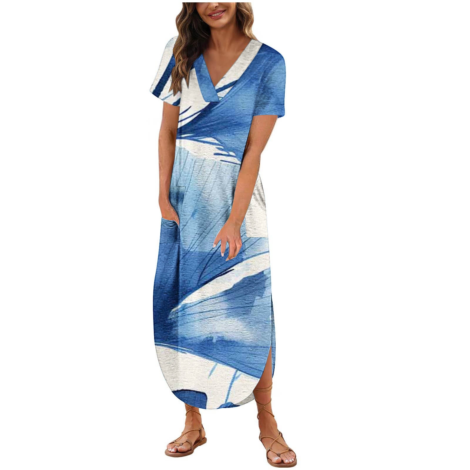 Casual Loose Short Sleeve Dress