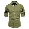 thumbnail image 1 of PuLe Rugby Shirt Mens Button Down Shirts Short Sleeve Shirts Textured Wrinkle Free Stretch Tshirt Business Casual Work Dress Shirt Hawaiian, 1 of 1