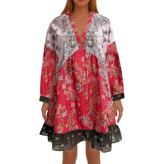 PuLe Summer Dress Hot Short Mini Dress Babydoll Dress for Women Oversized Boho Summer Dress, Y2K Mini Dresses