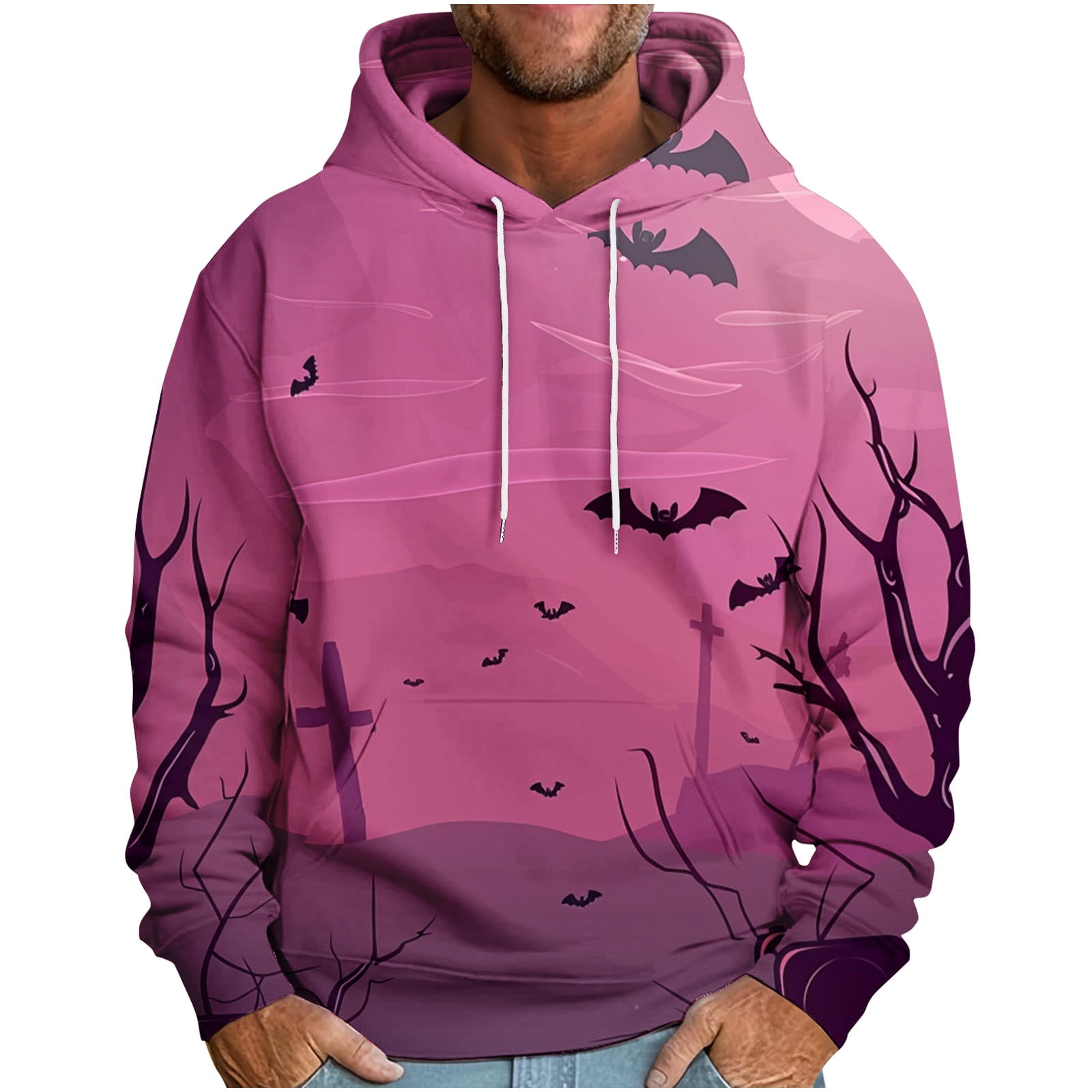 LEEy-world Men'S Hoodies Men's Casual Workout Hoodie Full