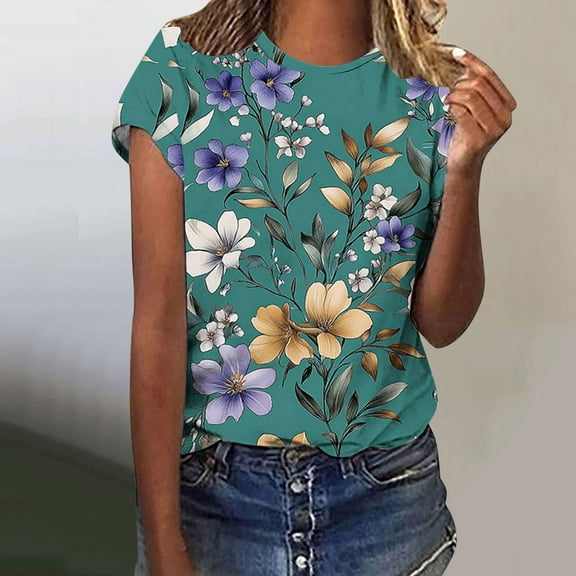 Boho Tops for Women Shirts Going out Women Blouses for Seniors Short Sleeve Tunic Tops My Items