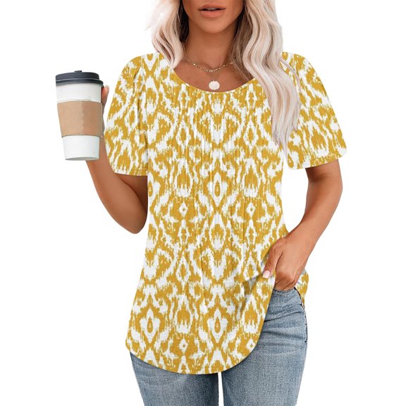 Pohista Casual Tops for Women Plus Size Hawaiian Shirts for Women Long Womens Summer Blouses Button up Shirt Women Short Sleeve Y2k My Orders