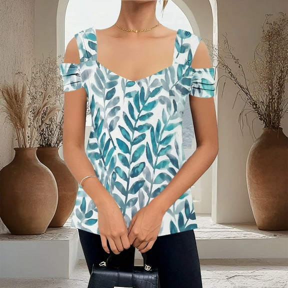 Pohista Casual Tops for Women Trendy Women Shirts Dressy Lightweight Tops & Blouses Plus Size Short Sleeve Shirts for Women Dressy my items saved for later